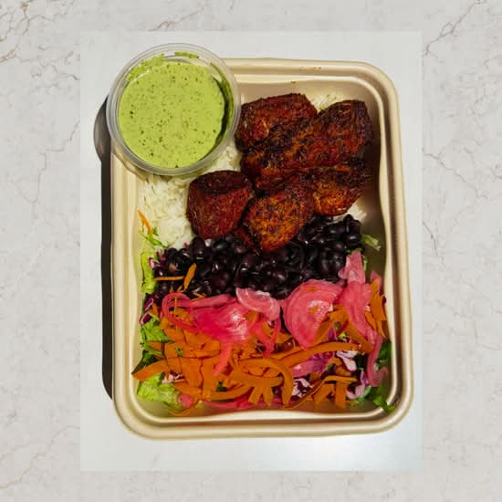 Blackened Salmon Plate