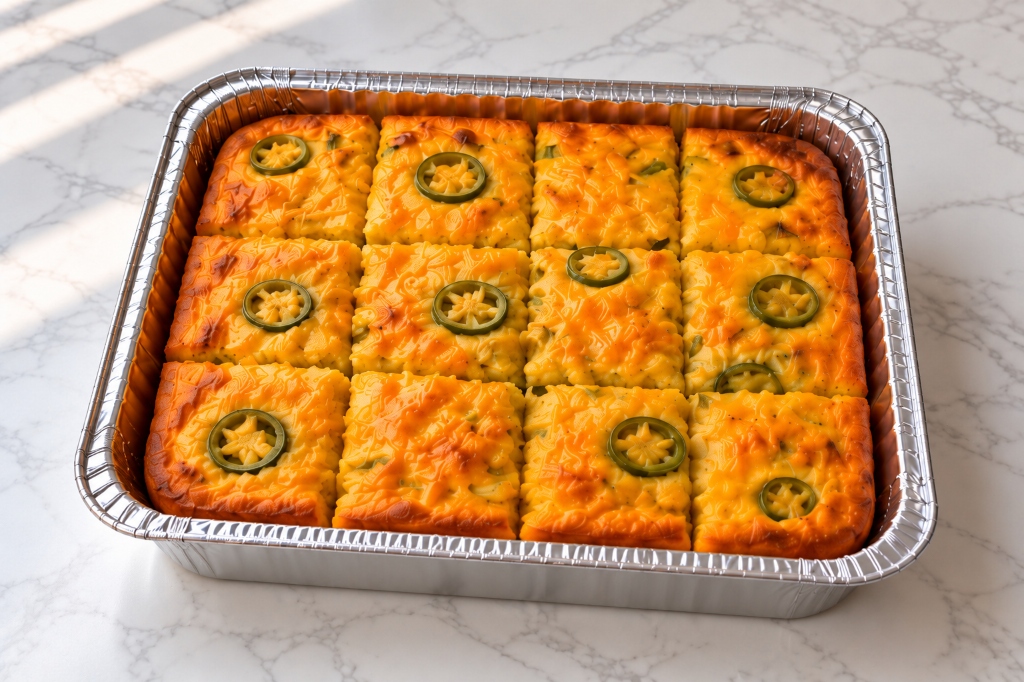 Cheesy jalapeno cornbread