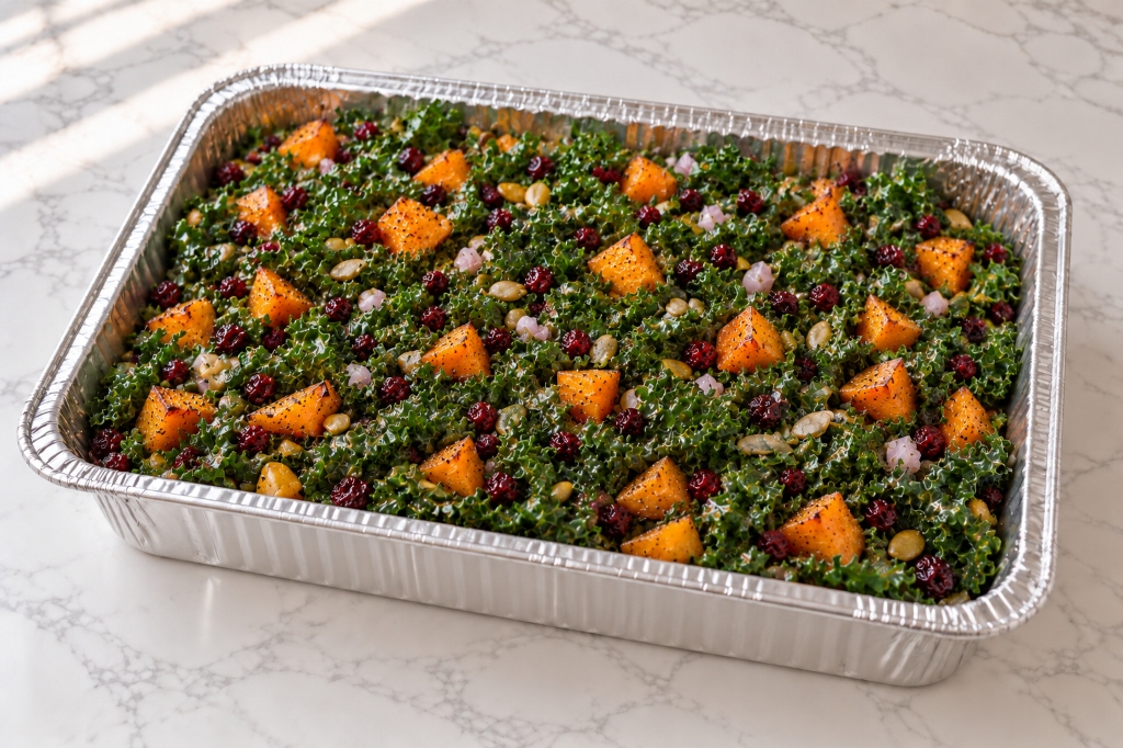 Winter kale salad